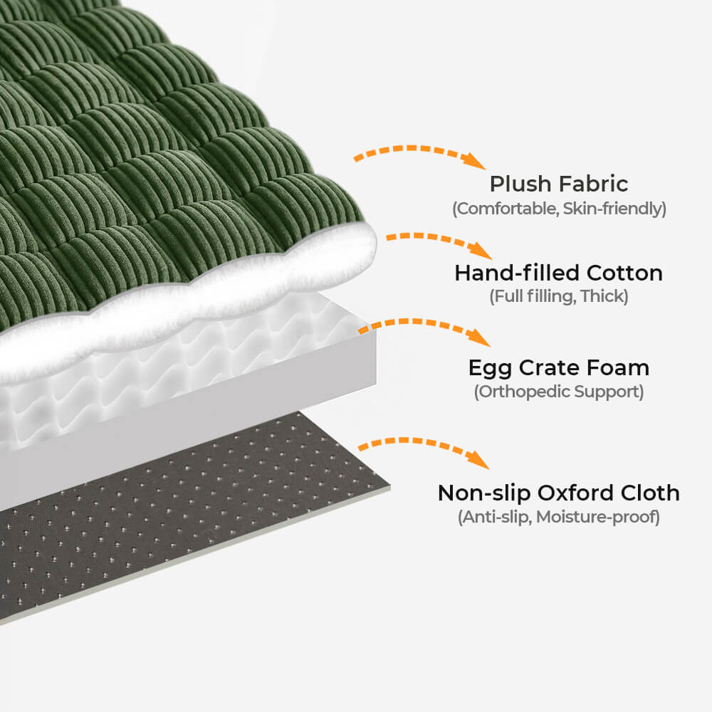 CozyCord Quilted Couch Cover – Plush, Anti-Slip & Winter-Ready