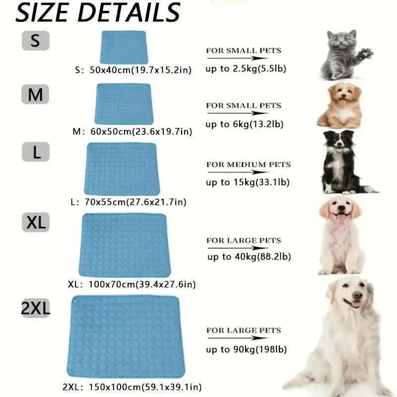 DEVELOPAW_Dog & Cat Cooling Mat Sizes