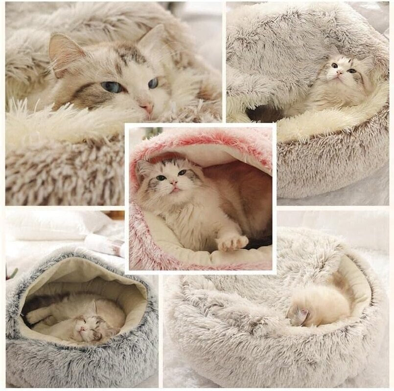 DEVELOPAW_Plush Calming Pet Bed 3