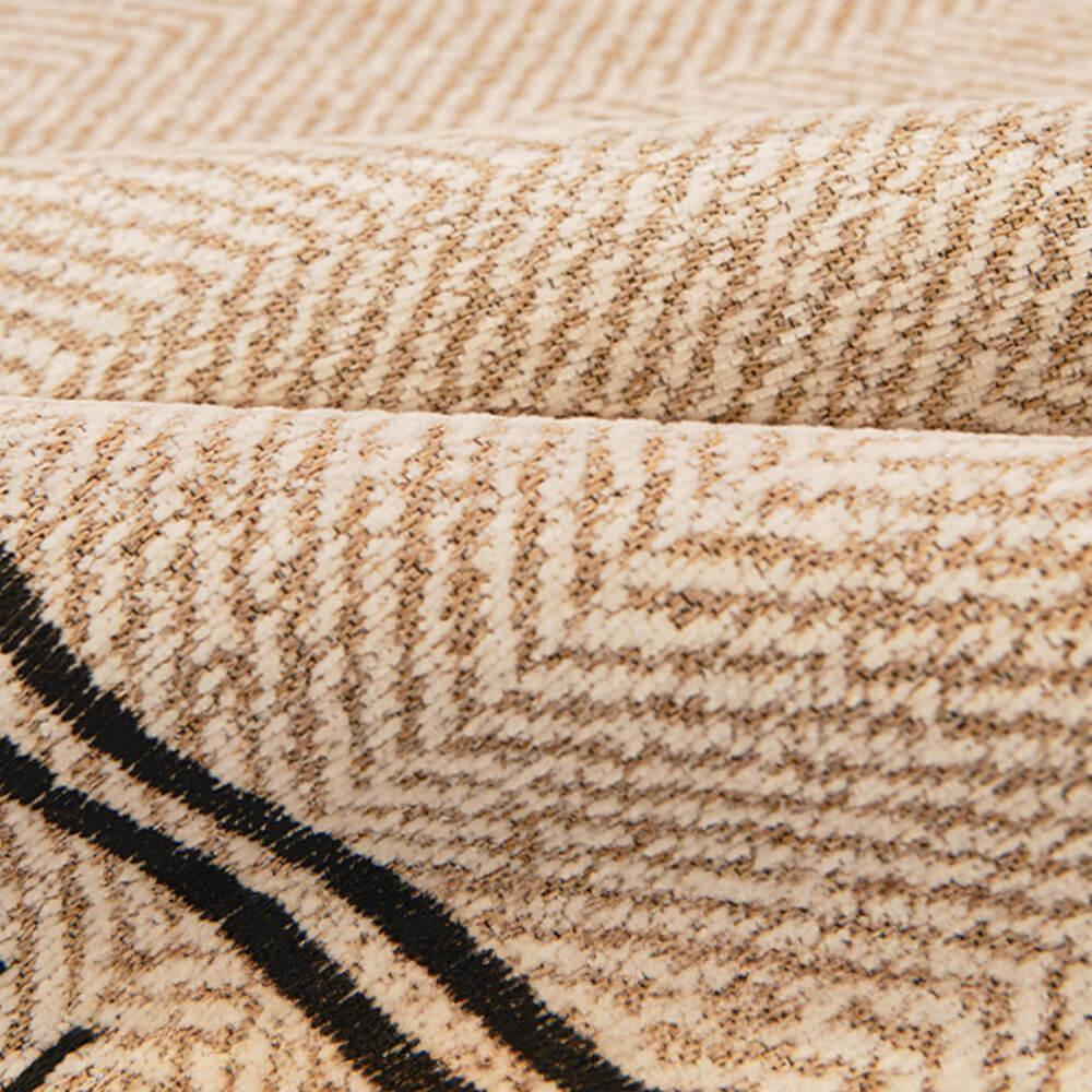 Imperial Non-Slip Chenille Sofa Protector β Pet-Friendly with Wavy Edges