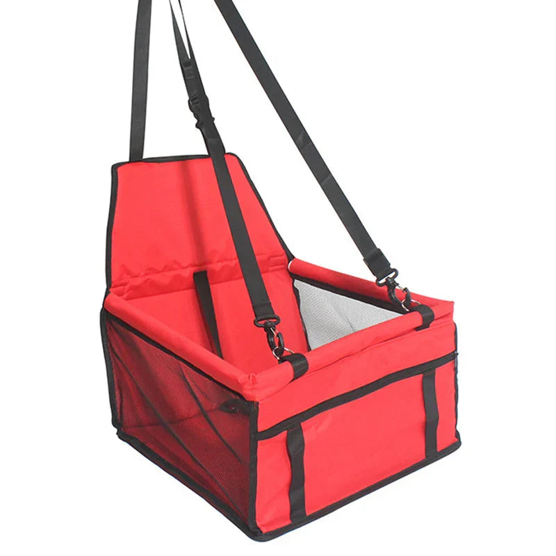 Pet Car Seat β Foldable, Scratch-Proof Dog Booster with Safety Belt for Puppies