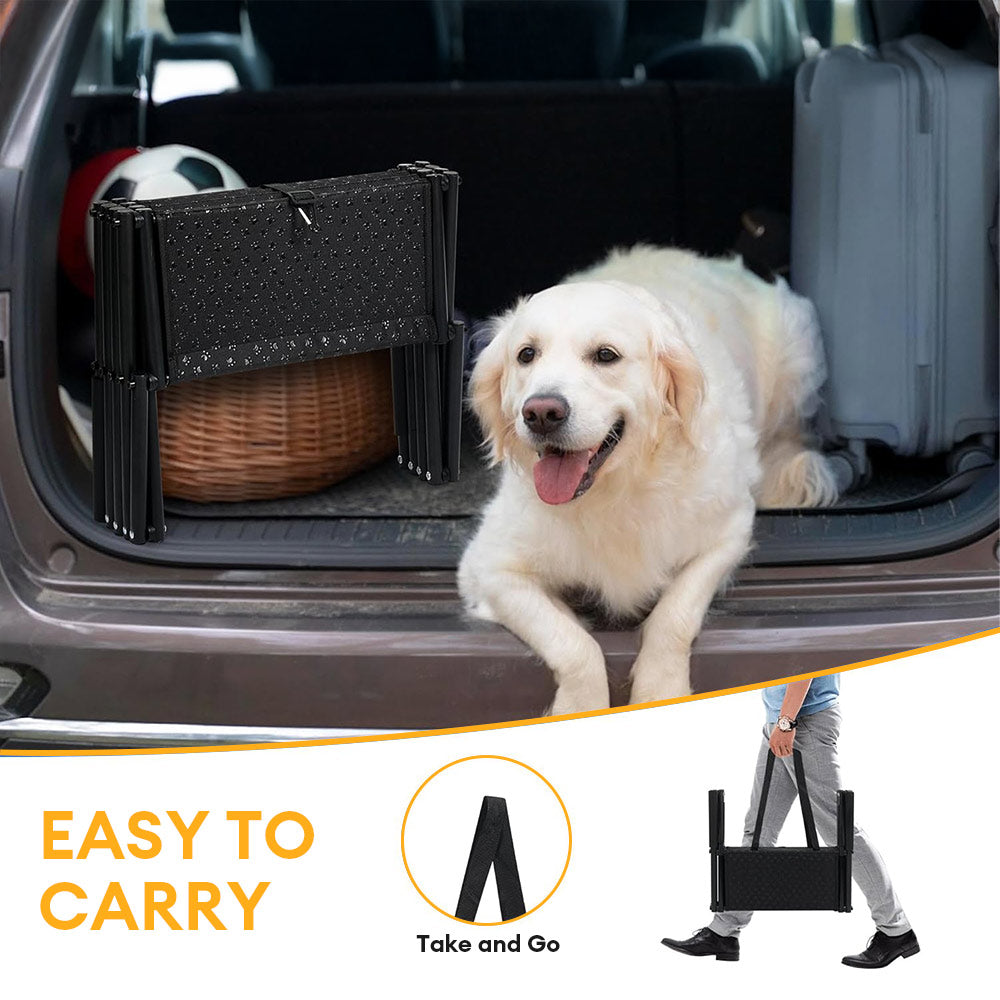 Portable Dog Car Ladder - Foldable, Retractable, and Easy Step for Pets
