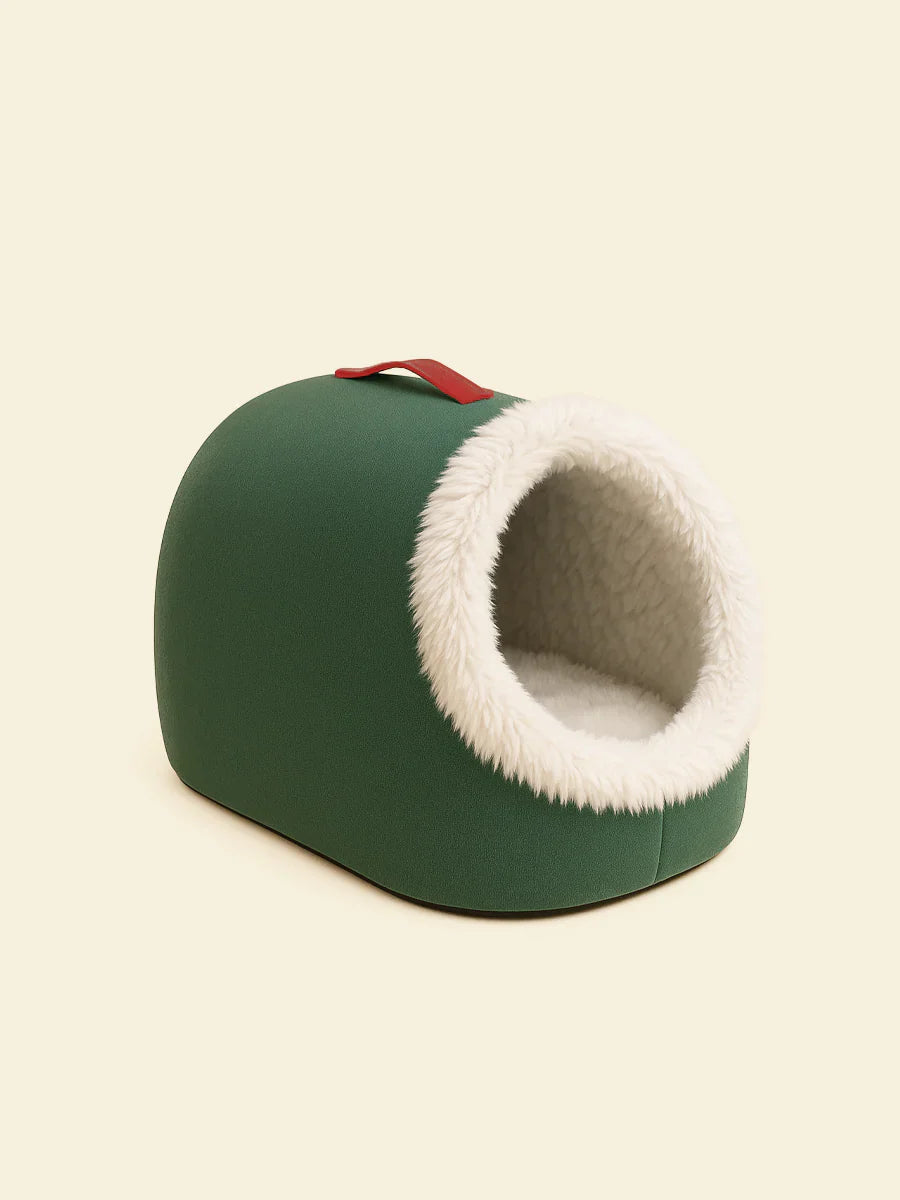 Cave Style Pet Bed for Winter Comfort