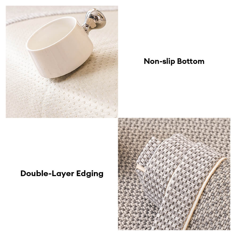 BreathEase Linen Non-Slip Couch Protector Cover