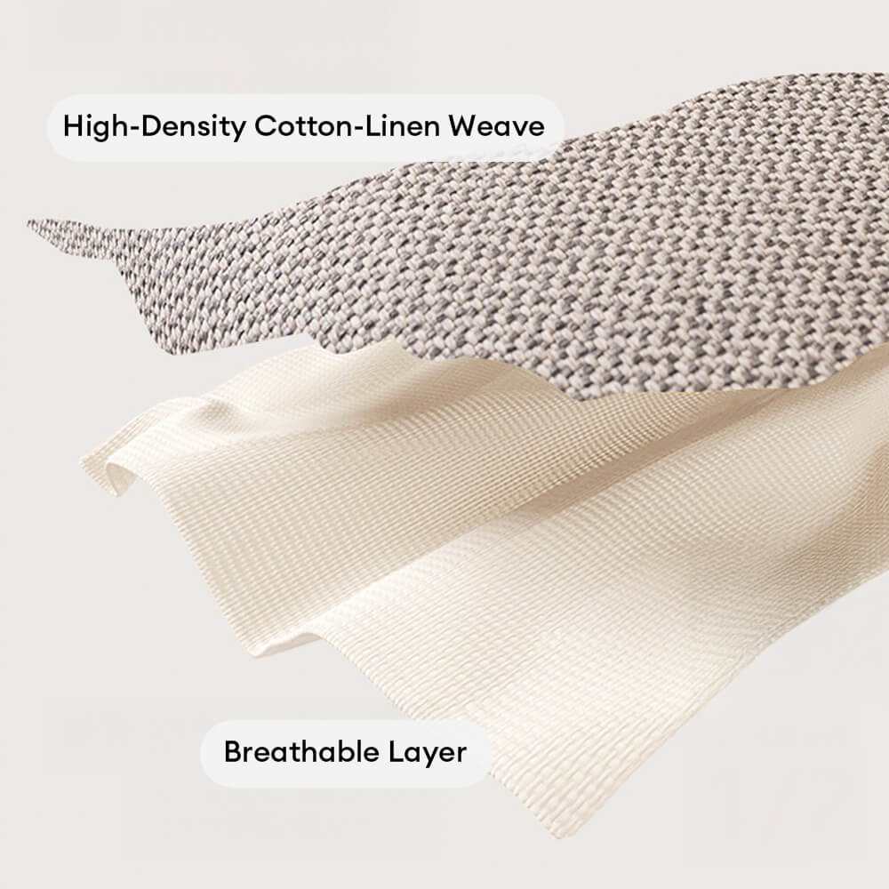 BreathEase Linen Non-Slip Couch Protector Cover