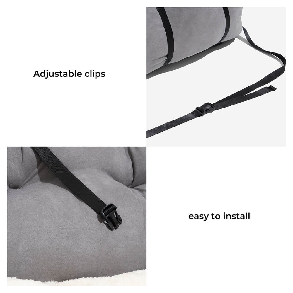 Safety Bolster Dog Car Seat Bed Large and Medium