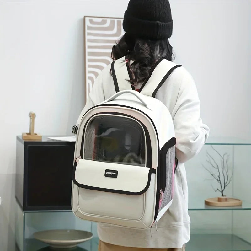 Pet Carrier Space Capsule Backpack – Comfortable & Stylish Travel Backpack for Small Pets