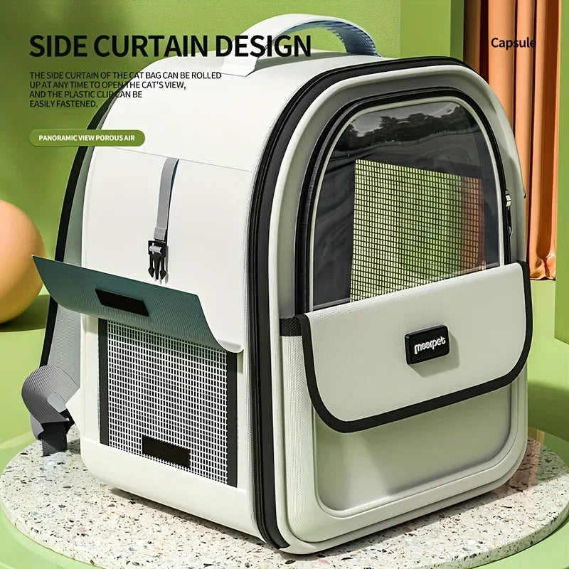 Pet Carrier Space Capsule Backpack – Comfortable & Stylish Travel Backpack for Small Pets