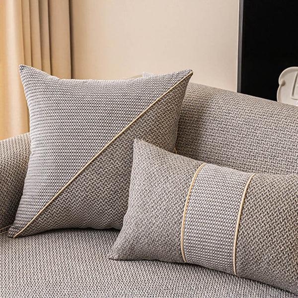 Woven Cotton Linen Sofa Cover Pillow - Developaw